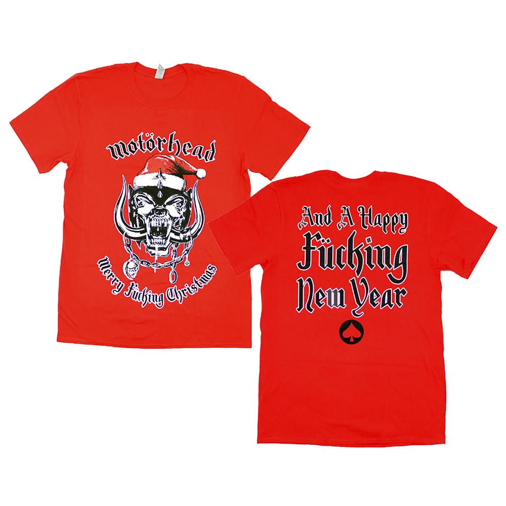 MOTORHEAD モーターヘッド (結成 50周年 ) - 【クリスマス限定】Christmas 2017 / バックプリントあり / Tシャツ / メンズ - PGS